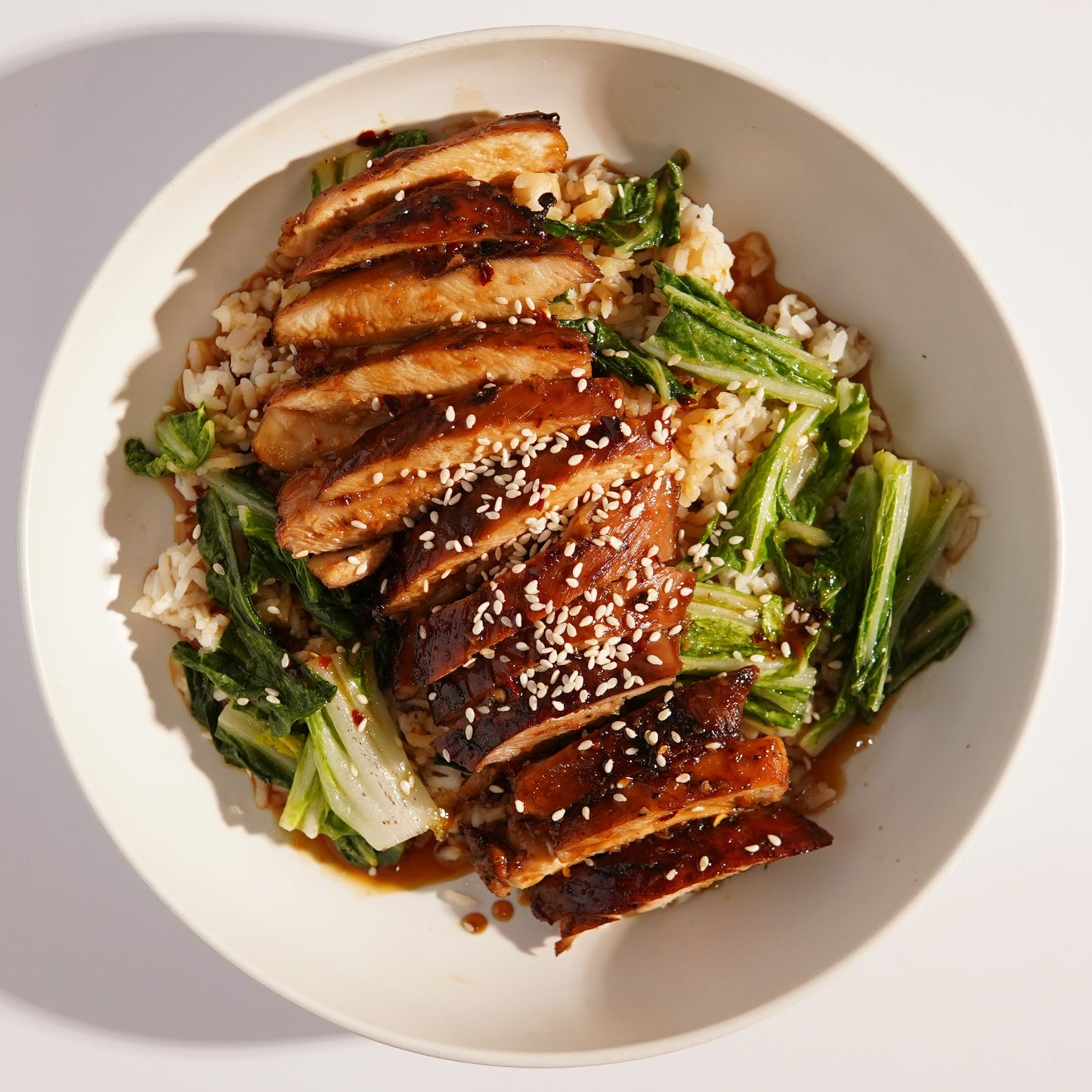 Sticky Asian Chicken Bowl