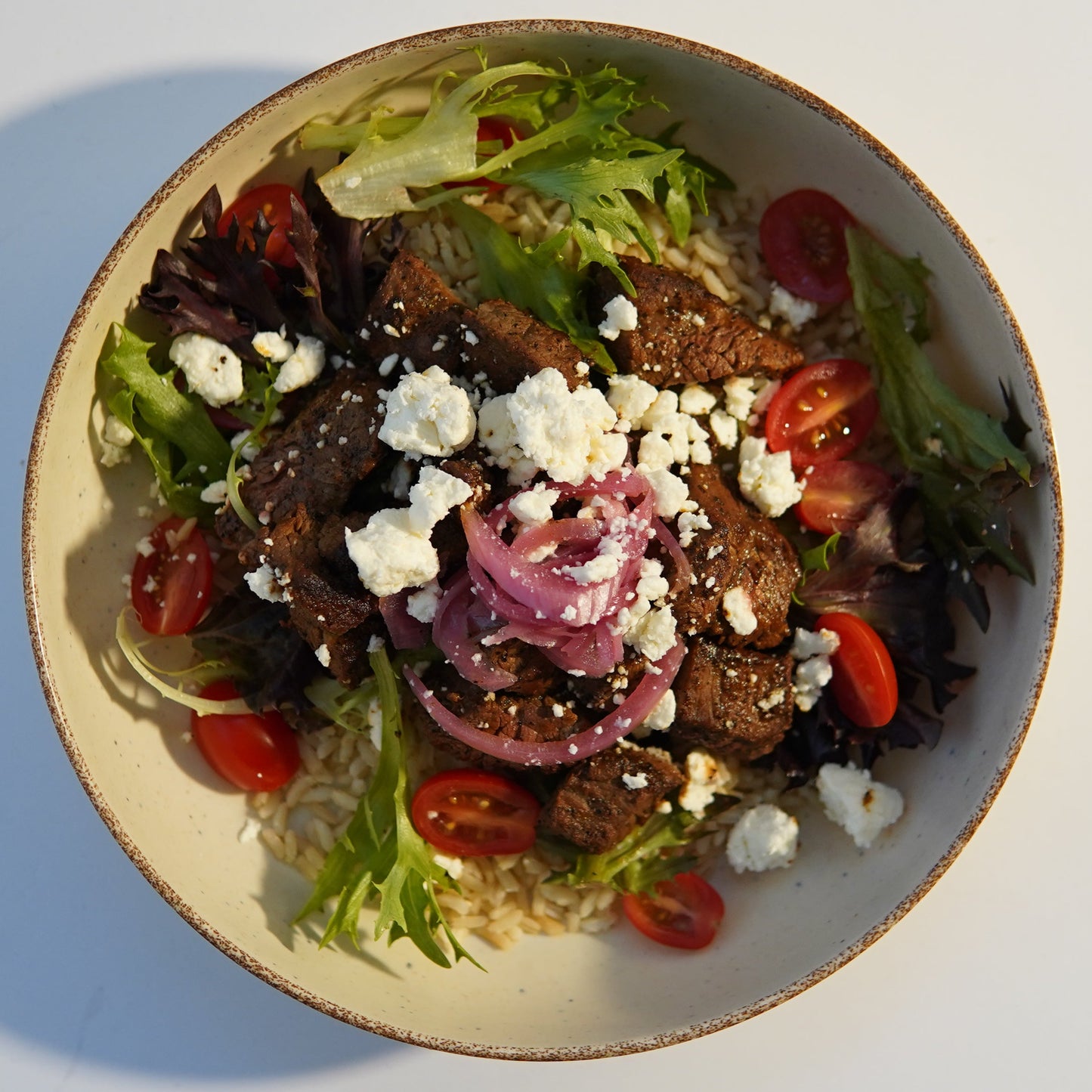 Steak Powerbowl with Balsamic Vinaigrette