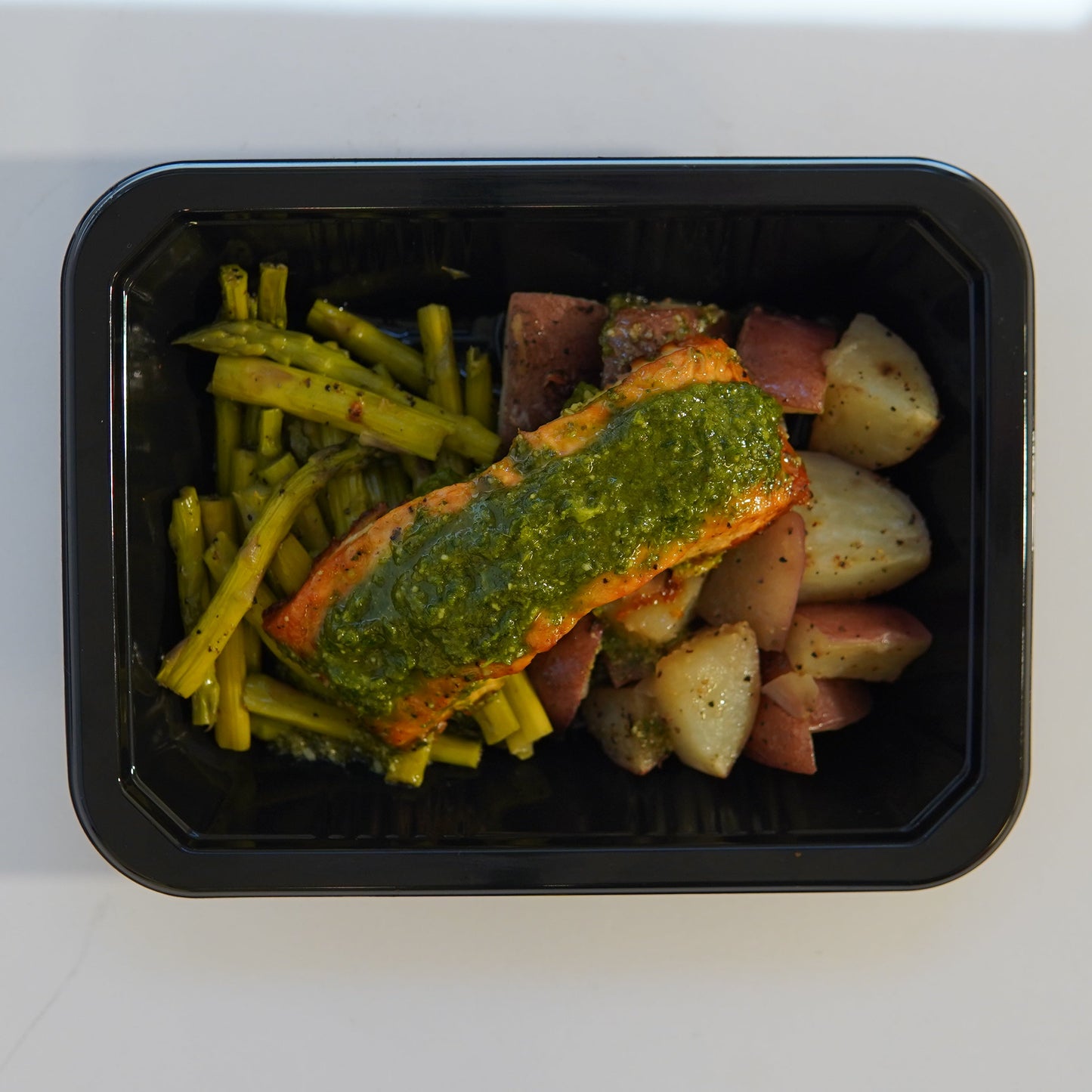 Baked Pesto Salmon