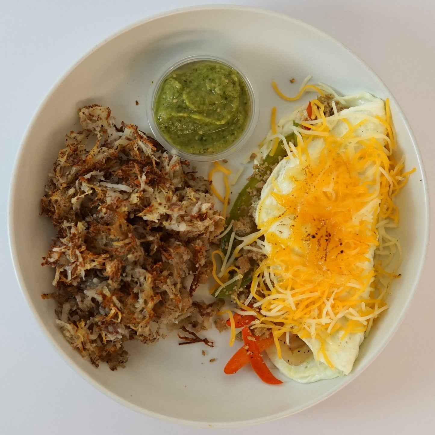 Turkey Sausage Egg White Omelette