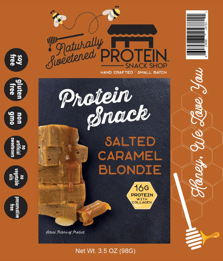 Gourmet Salted Caramel Protein Blondie Bar