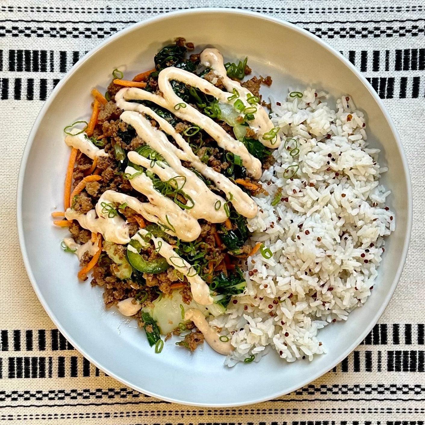 Bibimbap Korean Turkey Bowl