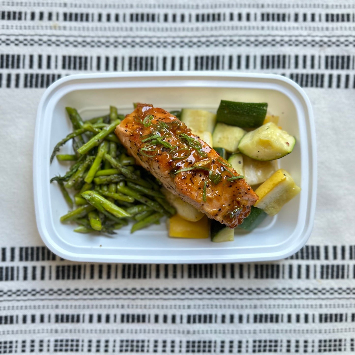 Keto Orange Glazed Salmon