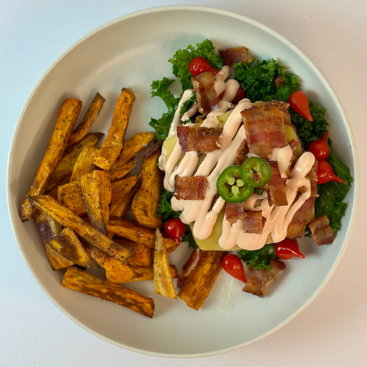 Jalapeno Smoked Gouda Burger