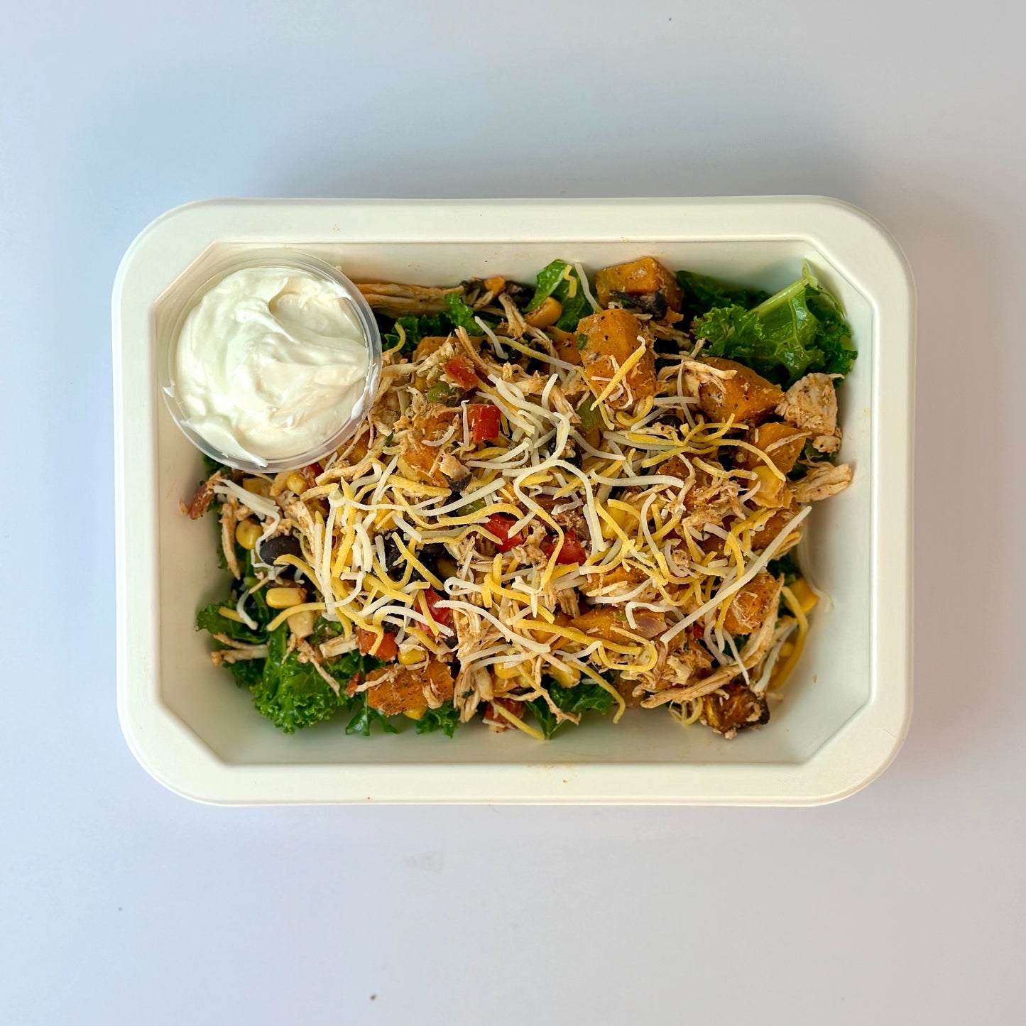 Sweet Potato Chicken Nacho Bowl