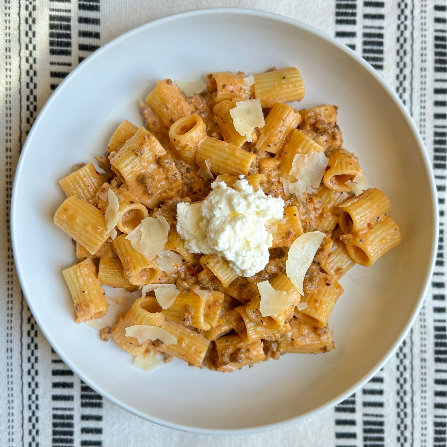 Vegetarian Rigatoni alla Vodka