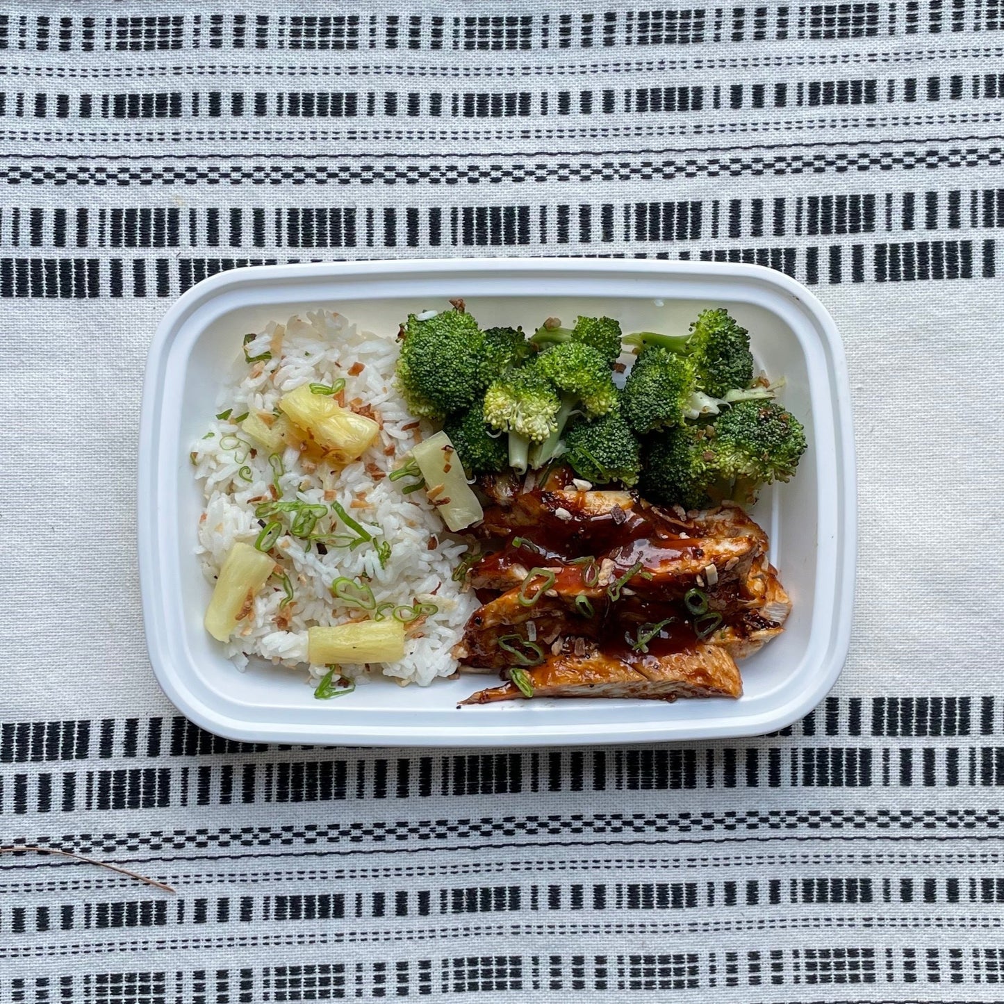 Hawaiian BBQ Chicken with Coconut Rice