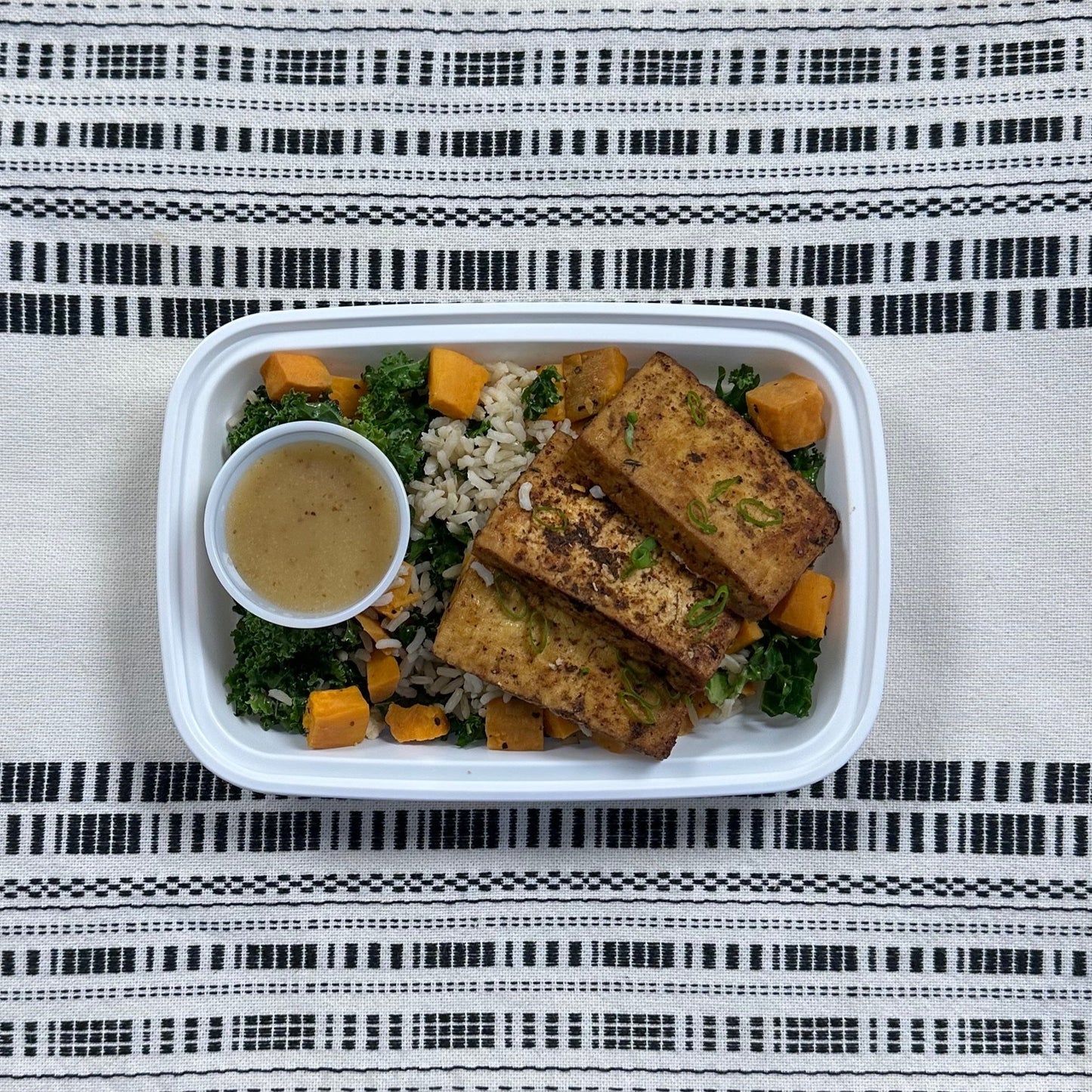 Blackened Tofu with Honey Dijon