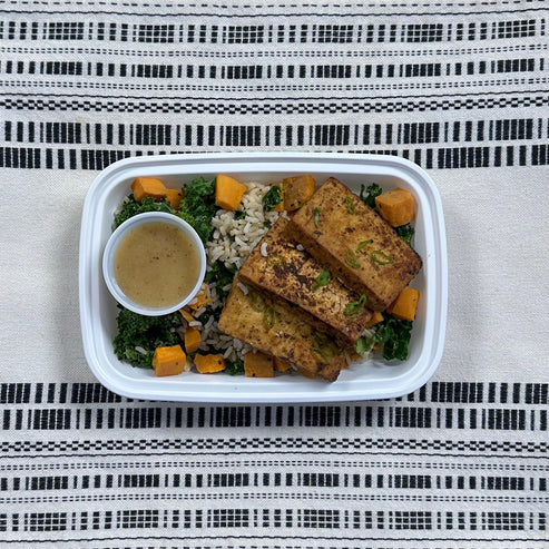 Blackened Tofu with Honey Dijon