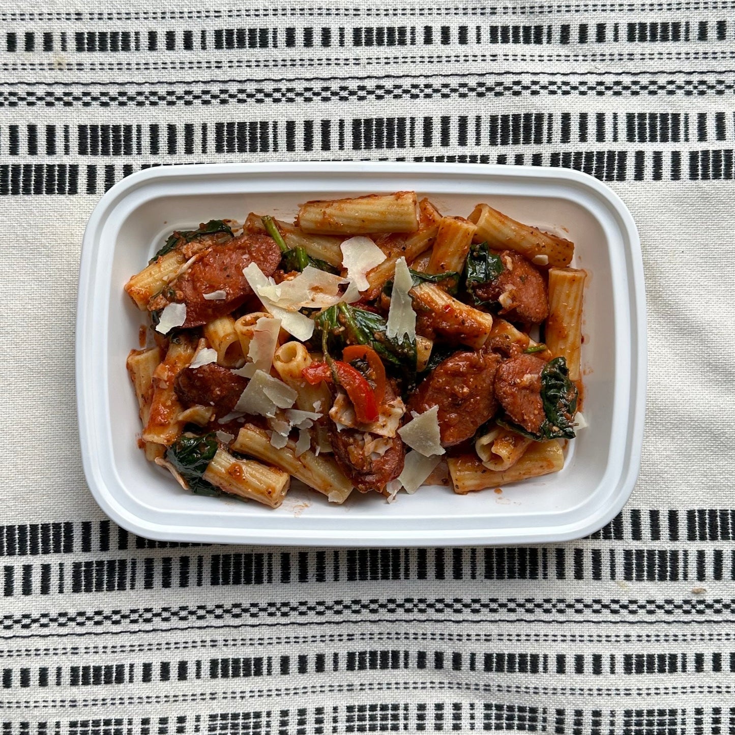 Penne all'Arrabbiata with Italian Sausage