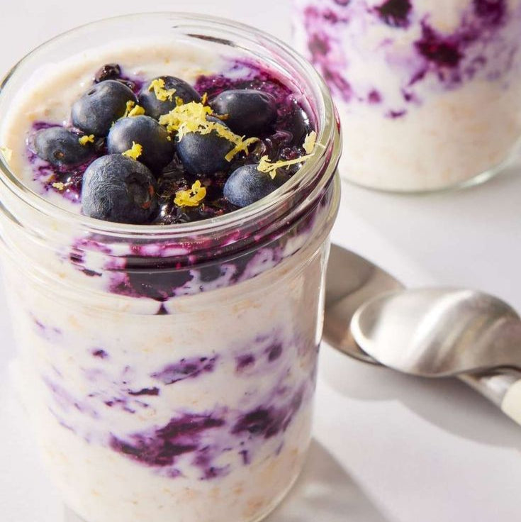 Blueberry Pie Protein Oats