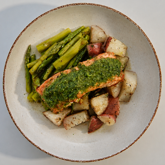 Baked Pesto Salmon