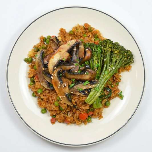 Portobello Teriyaki Fried Rice