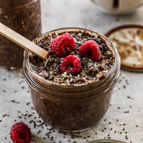 Chocolate Raspberry Protein Oats