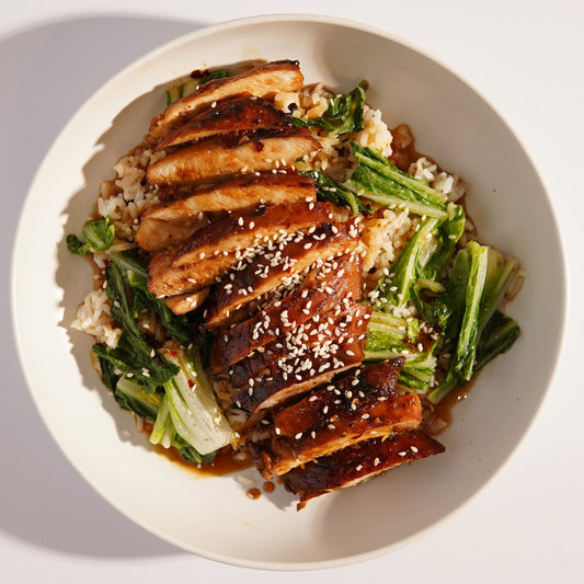 Sticky Asian Chicken Bowl