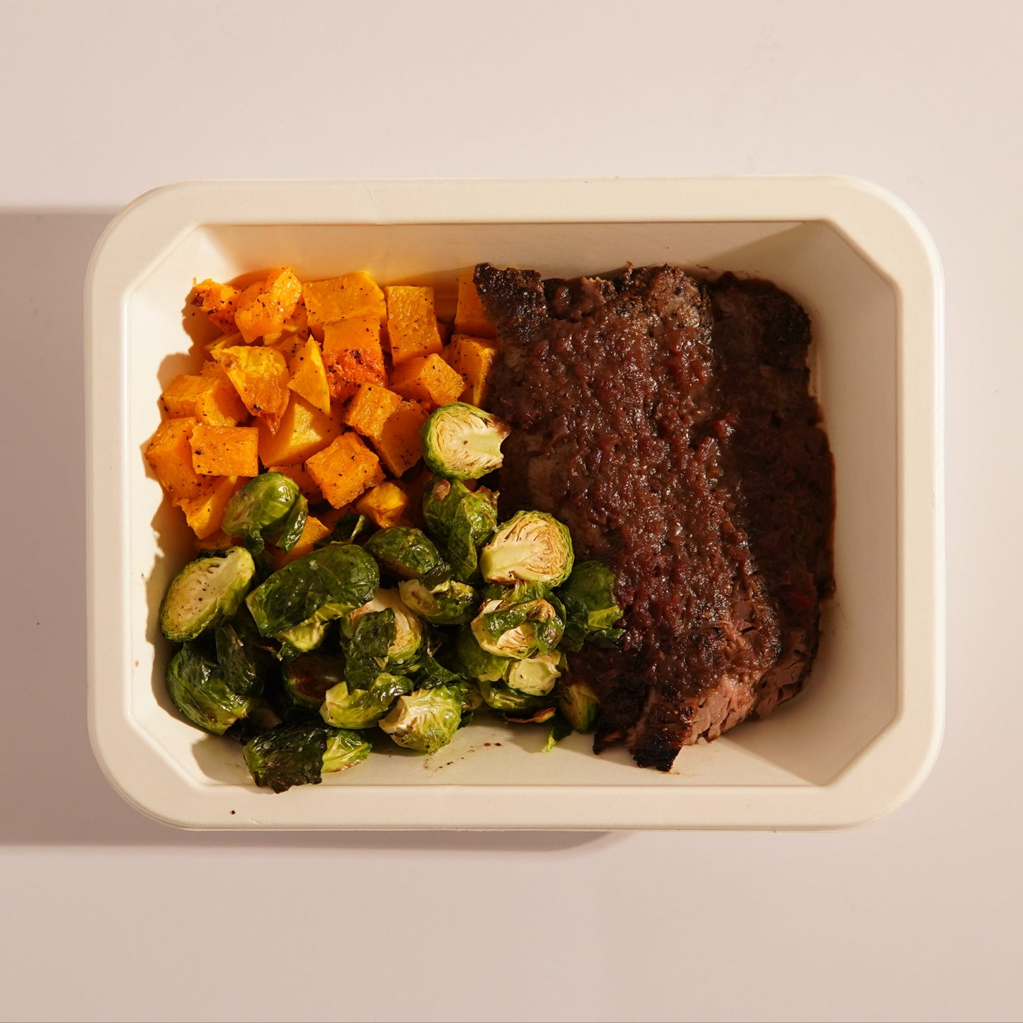 Flank with a Red Wine Reduction