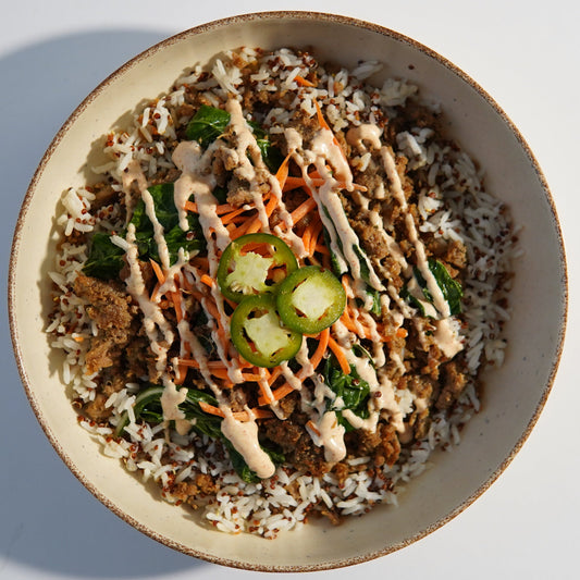 Bibimbap Korean Turkey Bowl