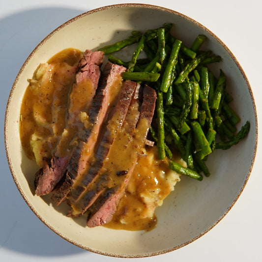 Bistro Steak with Cognac Reduction