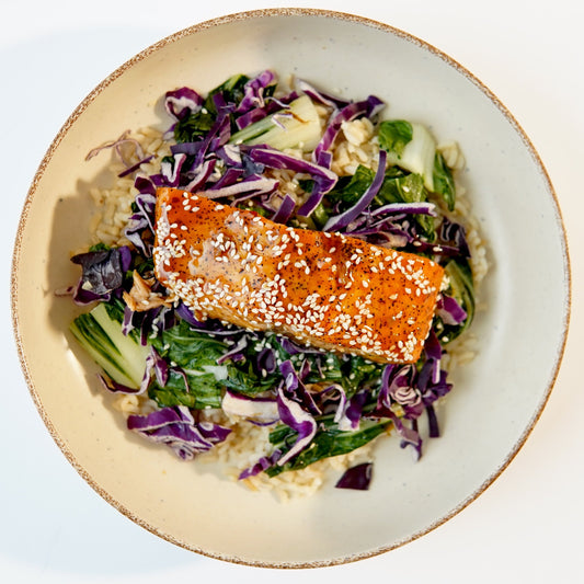 Orange Salmon Bowl