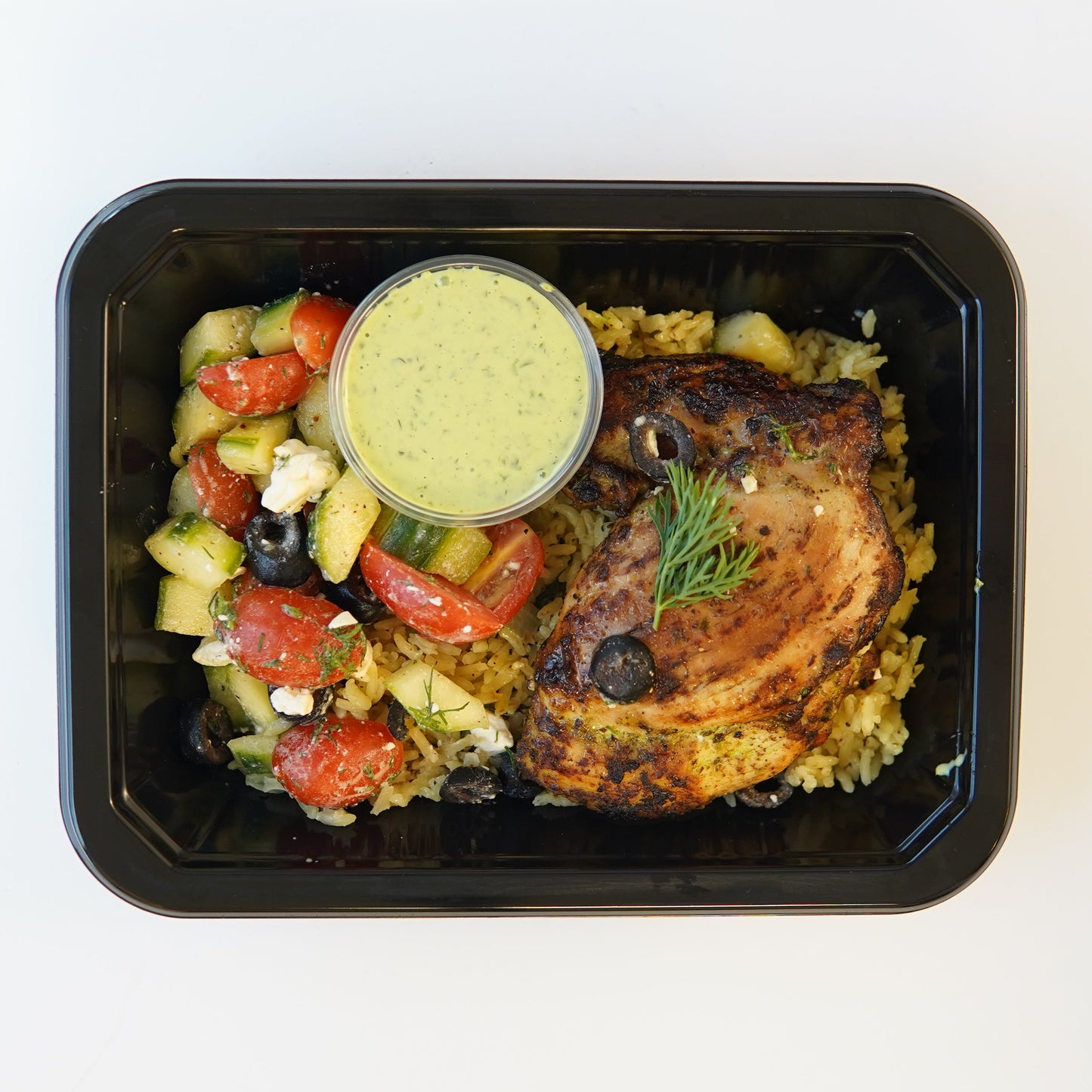Mediterranean Chicken with Tzatziki Sauce