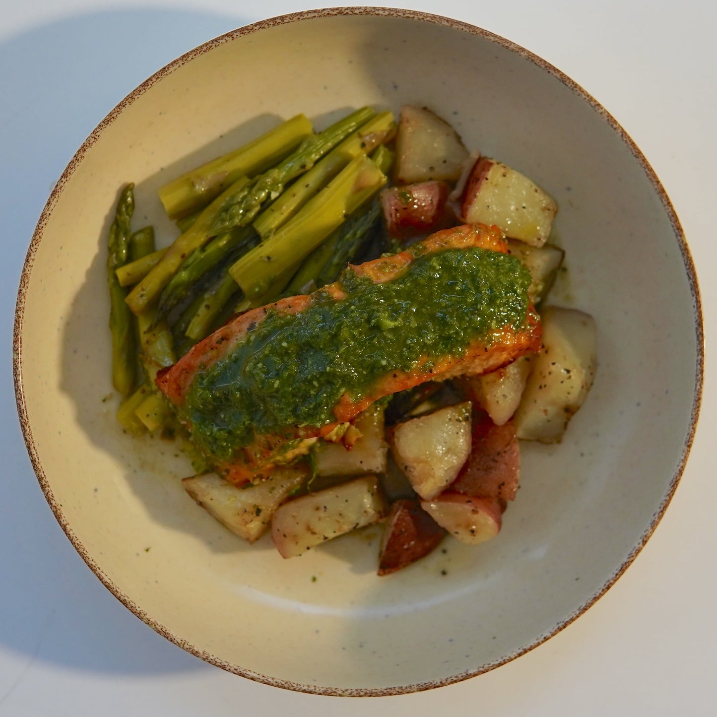 Baked Pesto Salmon