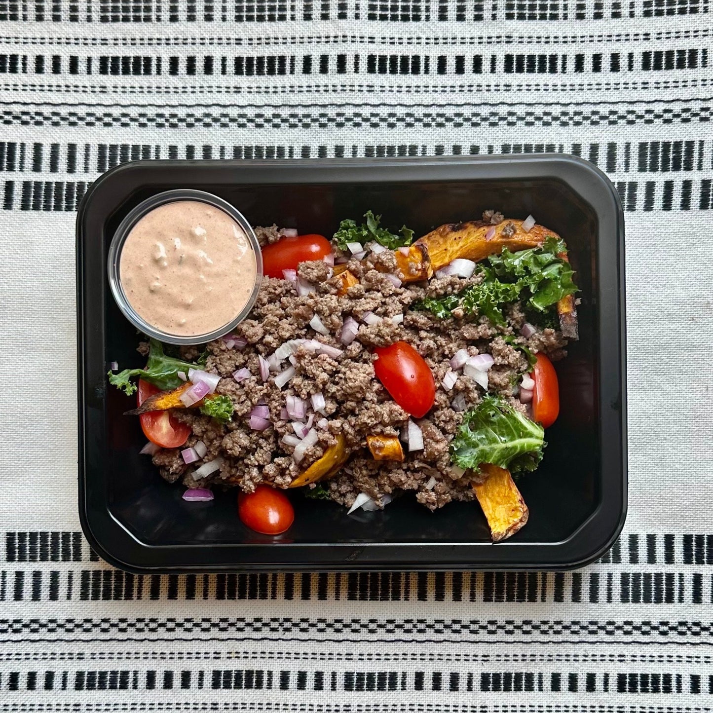 Paleo Beef Burger Bowl