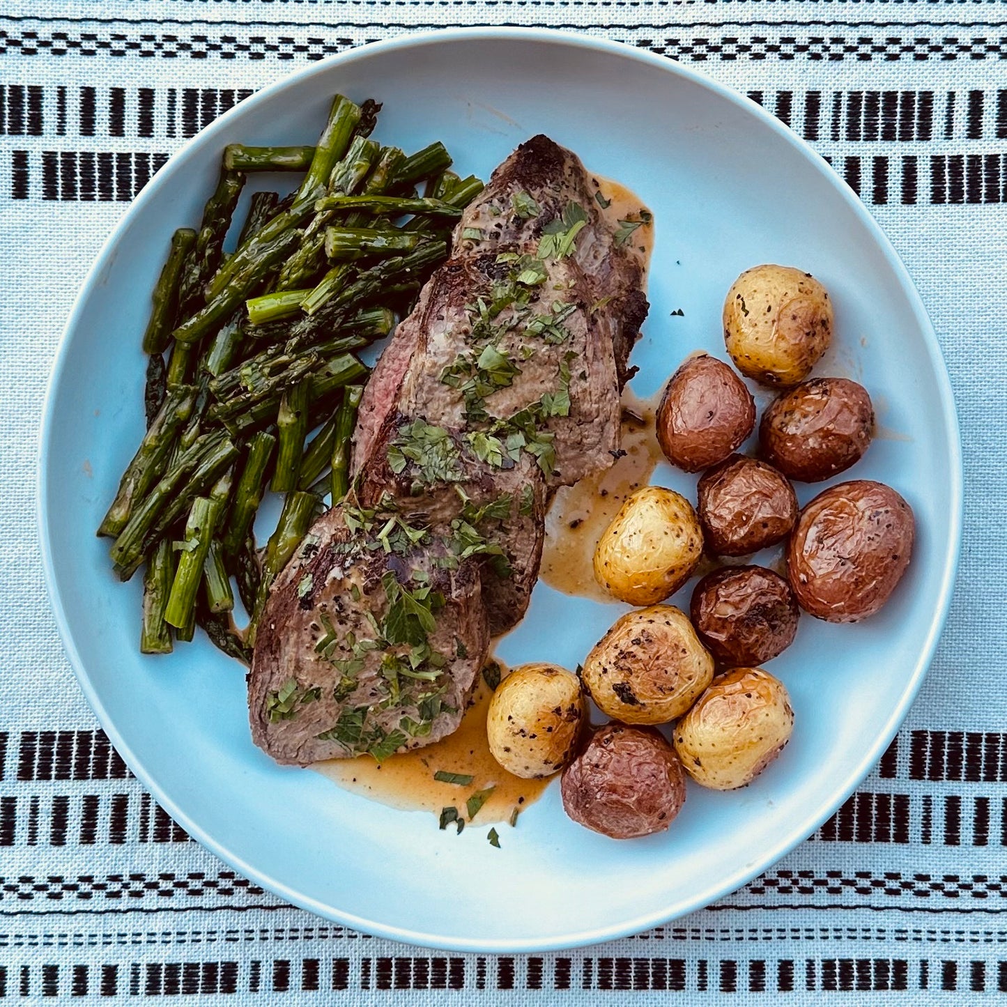 Bourbon Steak with Marble Potatoes