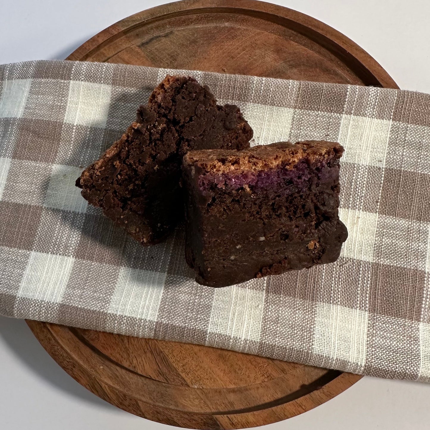 Gluten Free Purple Sweet Potato Brownies