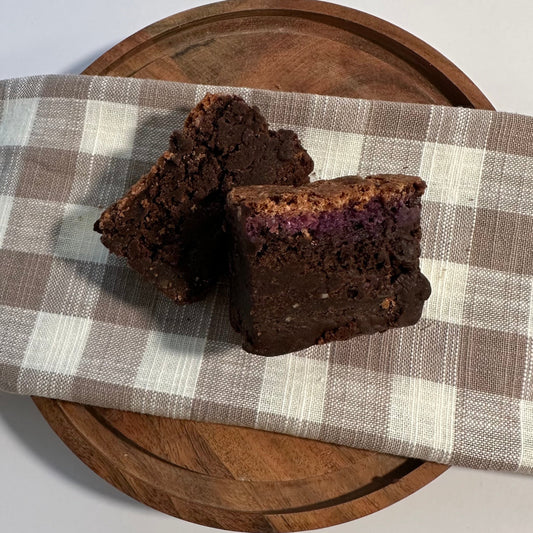 Gluten Free Purple Sweet Potato Brownies