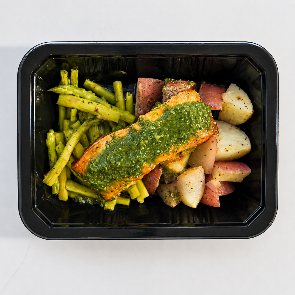 Baked Pesto Salmon