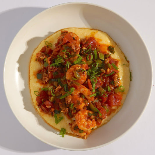 Blackened Shrimp and Grits