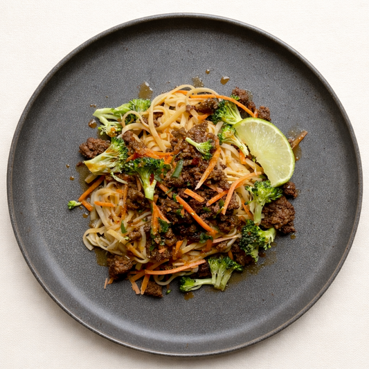 Miso Beef Ramen Stir Fry