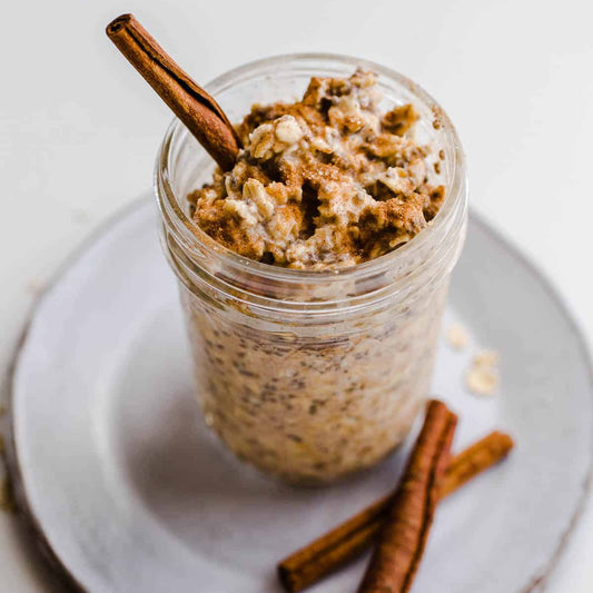 Cinnamon Roll Overnight Oats