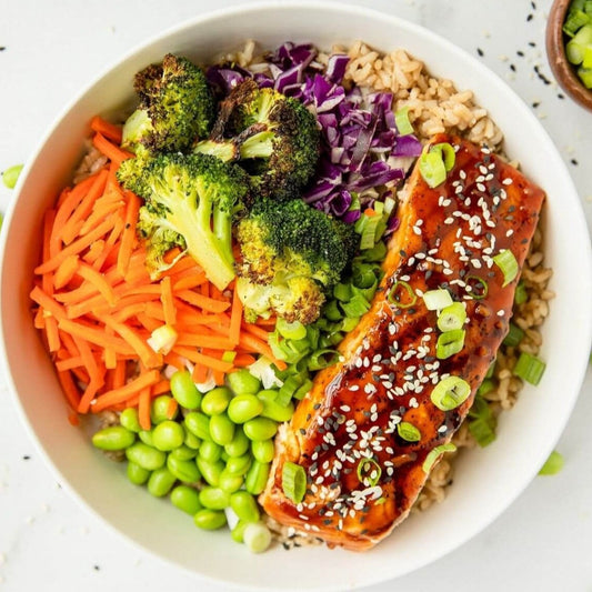 Teriyaki Salmon Bowl